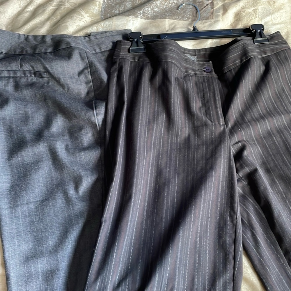 Chicos dress slacks! 1 short. 2 pair-1 price!